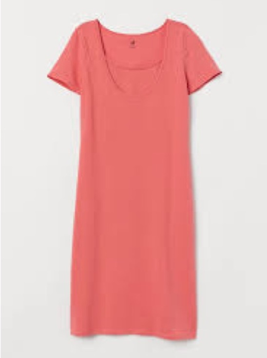 H&M Dresses & Skirts - H&M NWOT *NURSING* Dress w/Scoop Neck, Fitted Knit For EASY ACCESSIBILITY